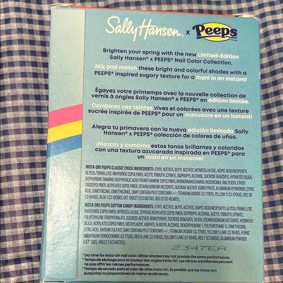 Sally Hansen Peeps Nail Polish Trio - Pink, Blue, Yellow - Picture 5 of 5